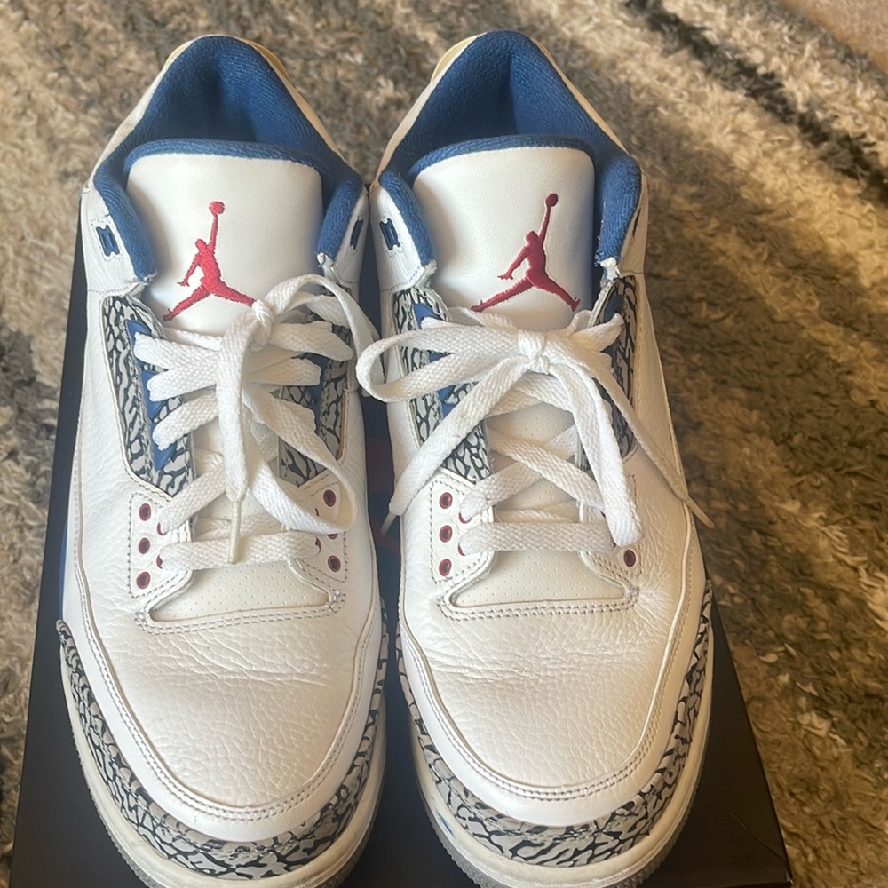 White/True Blue Jordan 3